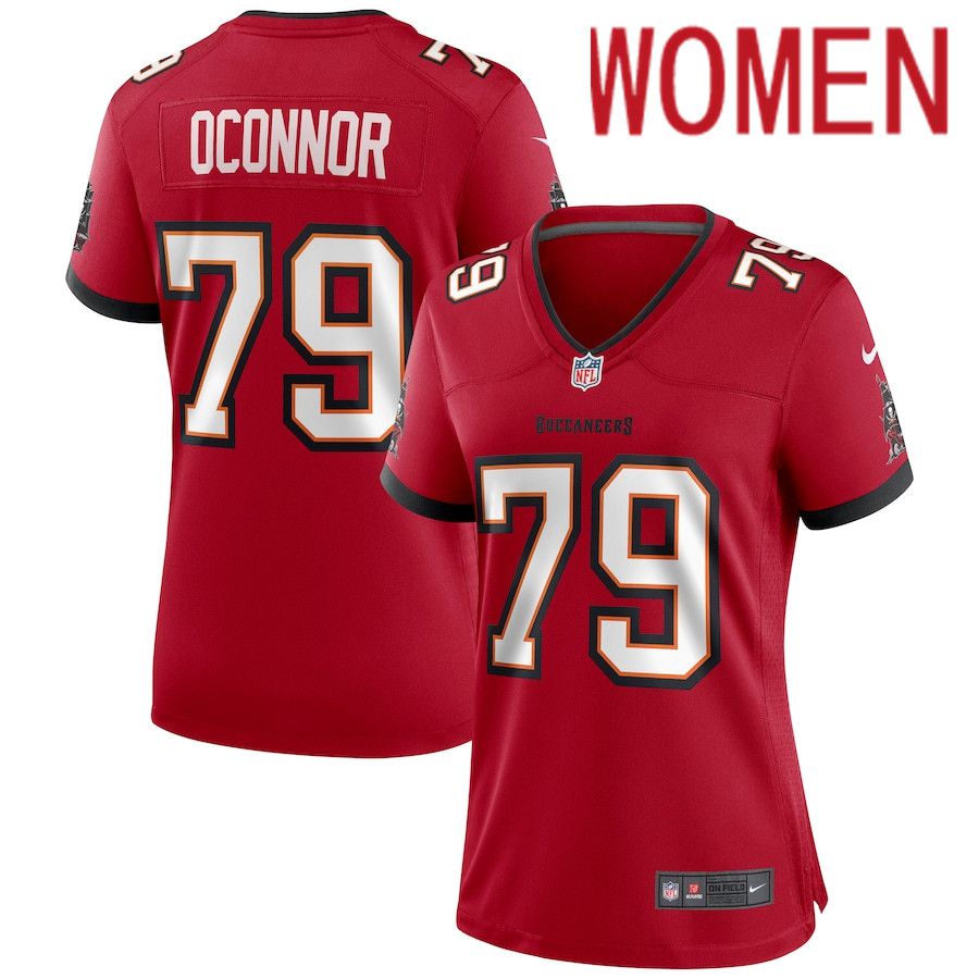 Women Tampa Bay Buccaneers 79 Patrick OConnor Nike Red Game NFL Jersey